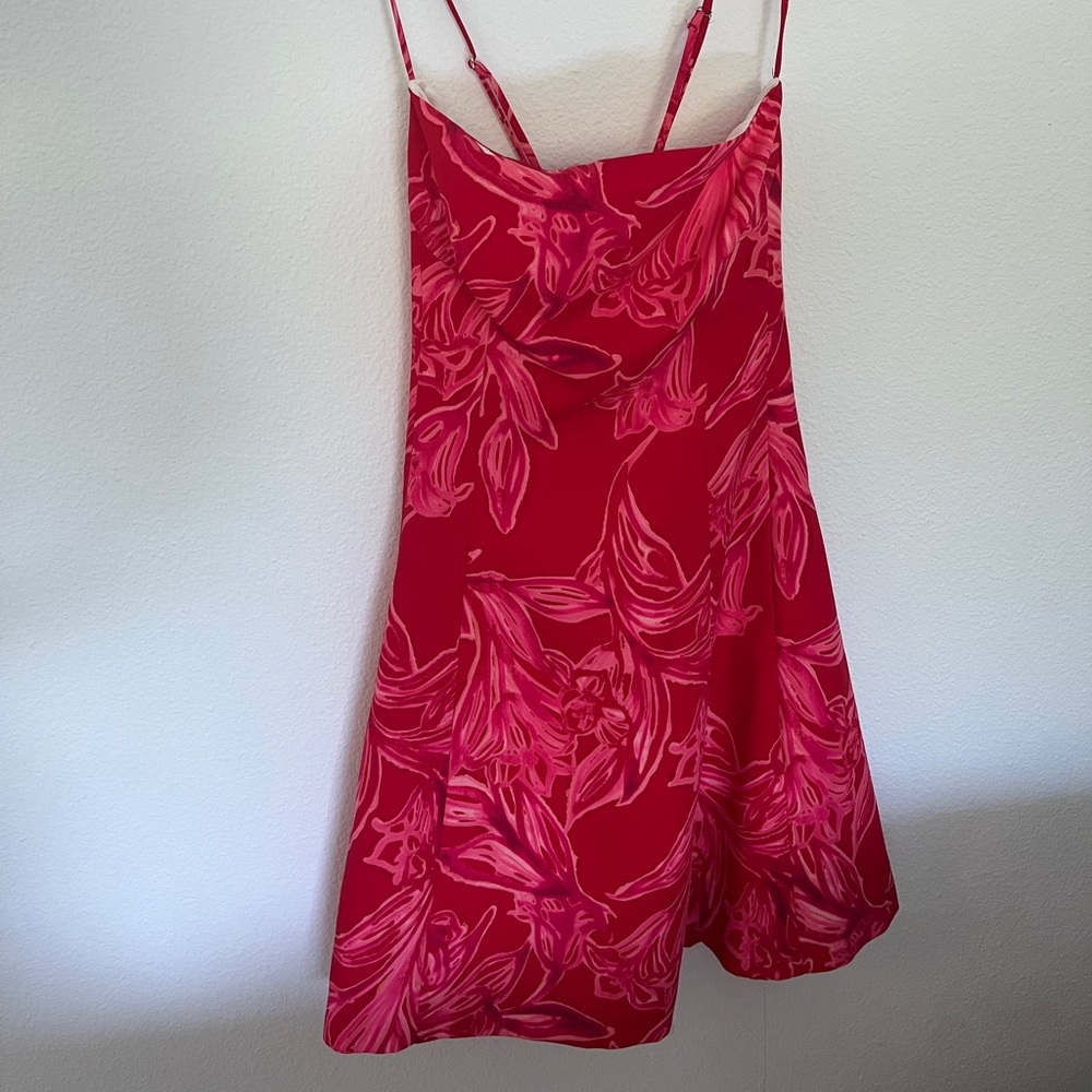 Zara Pink Floral Dress